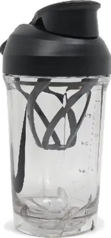Пляшка для води Nike TR RECHARGE SHAKER BOTTLE 16 OZ 473 мл антрацитово-чорна N.101.2242.988.16