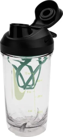 Бутылка для воды Nike TR RECHARGE SHAKER BOTTLE 16 OZ 473 мл зелено-лаймовая N.101.2242.943.16