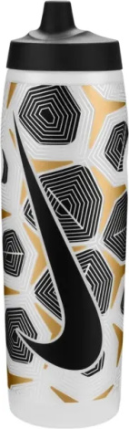 Пляшка для води Nike REFUEL BOTTLE 32 OZ 946 мл біло-чорно-золота N.100.9786.934.32