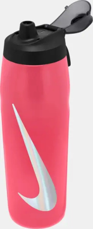 Пляшка для води Nike REFUEL BOTTLE LOCKING LID 24 OZ 709 мл коралова N.100.7668.646.24