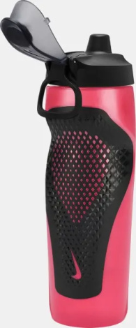 Пляшка для води Nike REFUEL BOTTLE LOCKING LID 24 OZ 709 мл коралова N.100.7668.646.24