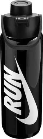 Пляшка для води Nike TR RECHARGE CHUG BOTTLE GRAPHIC 24 OZ 709 мл чорна N.100.4320.044.24