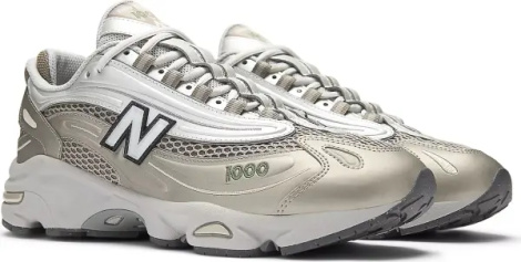 Кроссовки New Balance 1000 золотисто-серебряные M1000N