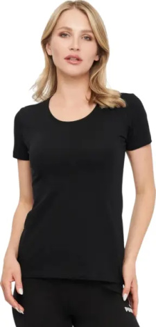 Футболка женская Kappa T-SHIRT MEZZA MANICA GIROCOLLO черная K2501 Nero