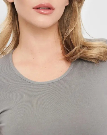Футболка женская Kappa T-SHIRT MEZZA MANICA GIROCOLLO серая K2501 GrigioUnito