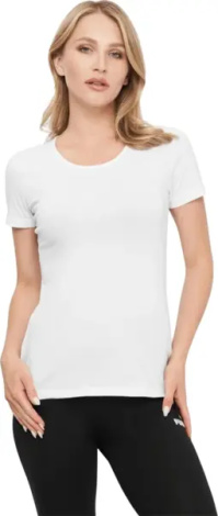 Футболка женская Kappa T-SHIRT MEZZA MANICA GIROCOLLO белая K2501 Bianco