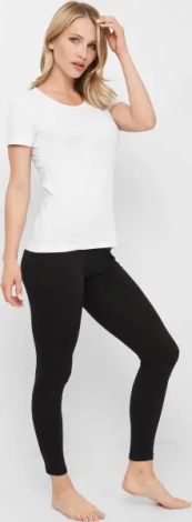 Футболка женская Kappa T-SHIRT MEZZA MANICA GIROCOLLO белая K2501 Bianco