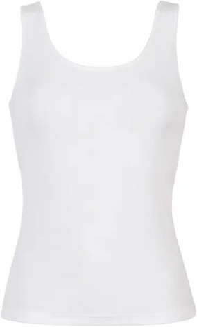 Майка женская Kappa CANOTTA SPALLA LARGA белая K2401 Bianco
