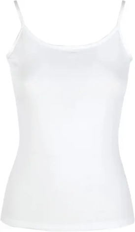 Майка женская Kappa TOP LISCIO SPALLA STRETTA белая K2306 Bianco