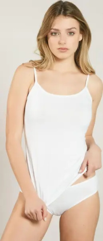 Майка женская Kappa CANOTTA SPALLA STRETTA белая K2301 Bianco