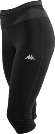 Лосини жіночі Kappa LEGGINGS 3/4 чорні K2190 Nero
