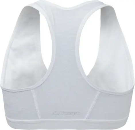 Топ жіночий Kappa REGGISENO SPORTY C/ETICHETTA LOGO білий K2160 Bianco