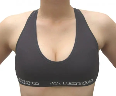 Топ жіночий Kappa REGGISENO SPORTY ELASTICO LOGATO антрацитовий K2150 Antracite