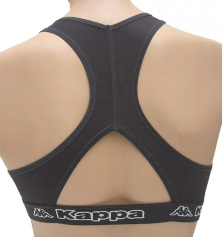 Топ жіночий Kappa REGGISENO SPORTY ELASTICO LOGATO антрацитовий K2150 Antracite