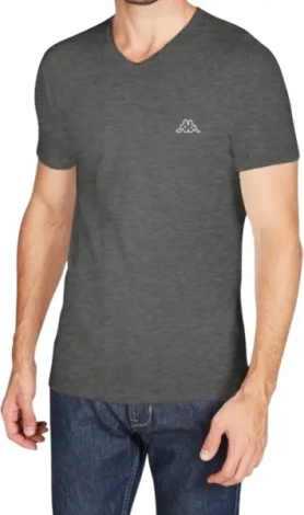 Футболка Kappa T-SHIRT MEZZA MANICA SCOLLO V антрацитовая K1311 Antracite