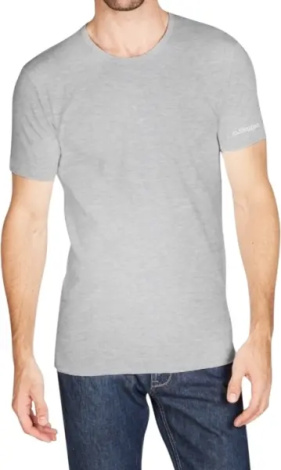 Футболка Kappa T-SHIRT MEZZA MANICA GIROCOLLO серая K1305 GrigioUnito