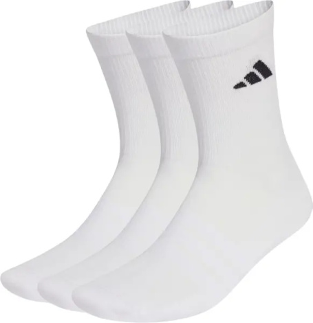 Носки Adidas CUSHIONED SPORTSWEAR CREW SOCKS 3P белые (3 пары) JZ0530