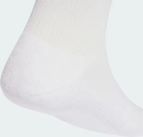 Носки Adidas CUSHIONED SPORTSWEAR CREW SOCKS 3P белые (3 пары) JZ0530