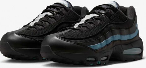 Кросівки Nike AIR MAX 95 "BIG BUBBLE" чорно-блакитно-сірі IB1667-004