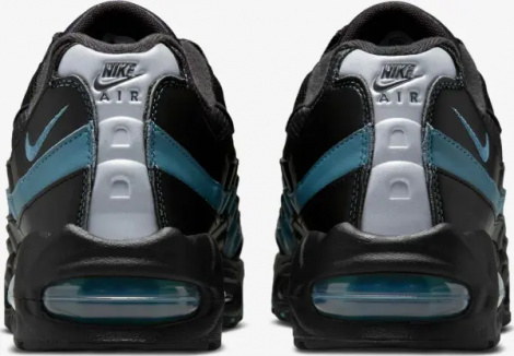 Кросівки Nike AIR MAX 95 "BIG BUBBLE" чорно-блакитно-сірі IB1667-004