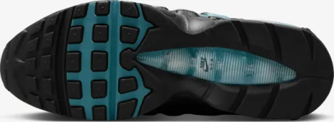 Кросівки Nike AIR MAX 95 "BIG BUBBLE" чорно-блакитно-сірі IB1667-004