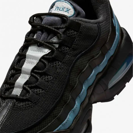 Кросівки Nike AIR MAX 95 "BIG BUBBLE" чорно-блакитно-сірі IB1667-004