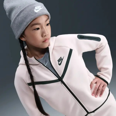 Толстовка підліткова Nike SPORTSWEAR TECH FLEECE світло-рожева HV8695-667