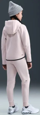 Толстовка підліткова Nike SPORTSWEAR TECH FLEECE світло-рожева HV8695-667
