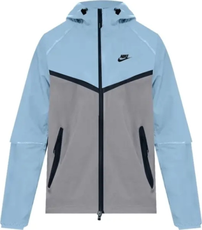 Ветровка Nike TECH WOVEN WINDRUNNER серо-голубая HV6514-012
