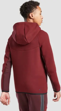 Толстовка підліткова Nike SPORTSWEAR TECH FLEECE бордова HV5867-653