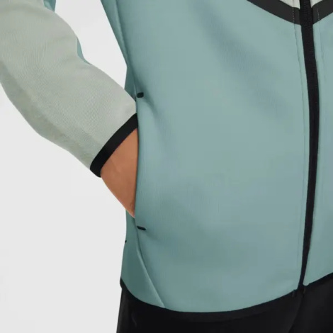 Толстовка підліткова Nike SPORTSWEAR TECH FLEECE сіро-м'ятна HV5867-034