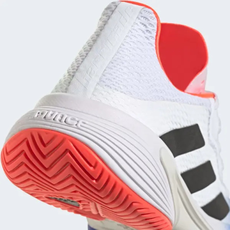 Кросівки тенісні Adidas BARRICADE біло-синьо-помаранчеві HQ8917