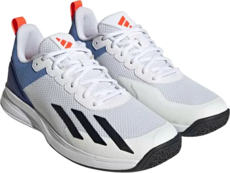 Кросівки тенісні Adidas COURTFLASH SPEED біло-синьо-помаранчеві HQ8481