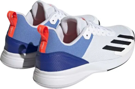 Кросівки тенісні Adidas COURTFLASH SPEED біло-синьо-помаранчеві HQ8481