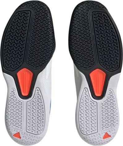 Кросівки тенісні Adidas COURTFLASH SPEED біло-синьо-помаранчеві HQ8481