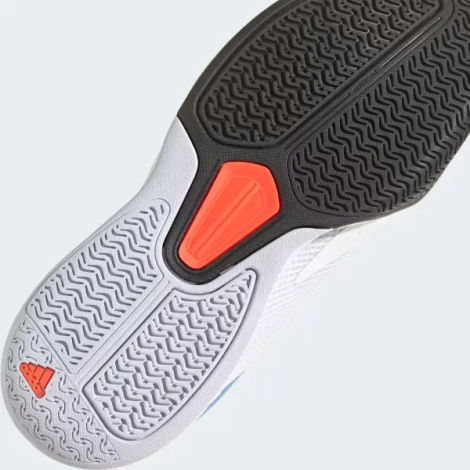 Кросівки тенісні Adidas COURTFLASH SPEED біло-синьо-помаранчеві HQ8481
