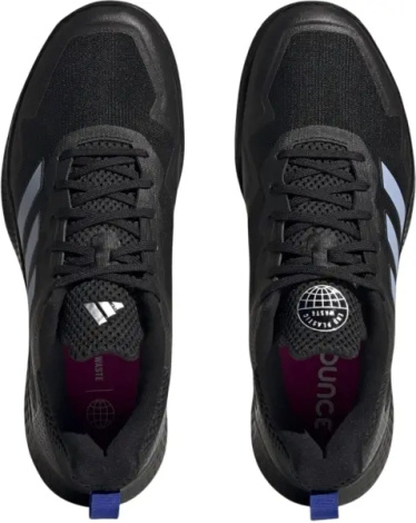 Кроссовки теннисные Adidas DEFIANT SPEED черные HQ8457