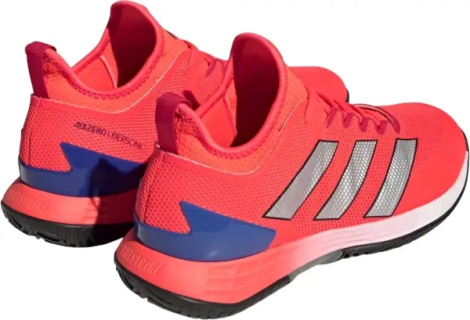 Кросівки тенісні Adidas ADIZERO UBERSONIC 4 коралово-сріблясто-сині HQ8379