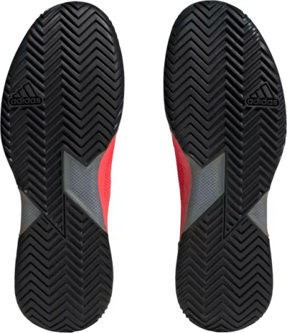 Кросівки тенісні Adidas ADIZERO UBERSONIC 4 коралово-сріблясто-сині HQ8379