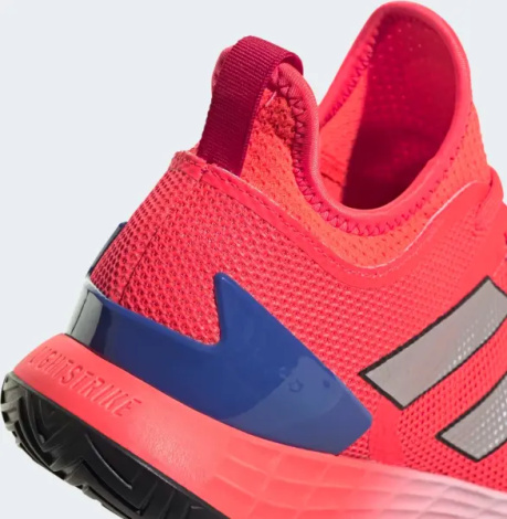 Кросівки тенісні Adidas ADIZERO UBERSONIC 4 коралово-сріблясто-сині HQ8379