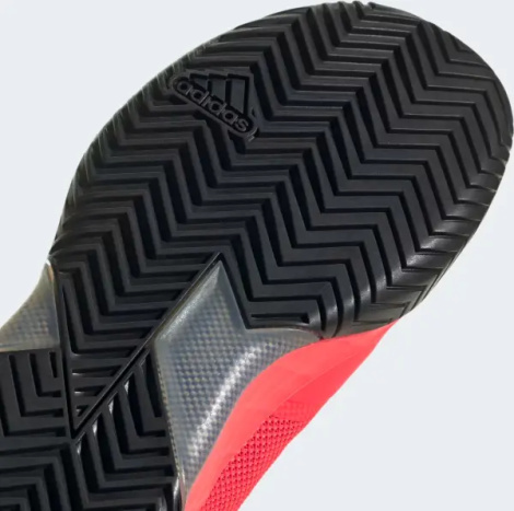 Кросівки тенісні Adidas ADIZERO UBERSONIC 4 коралово-сріблясто-сині HQ8379