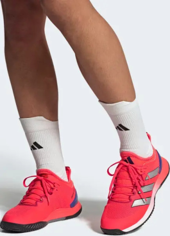 Кросівки тенісні Adidas ADIZERO UBERSONIC 4 коралово-сріблясто-сині HQ8379