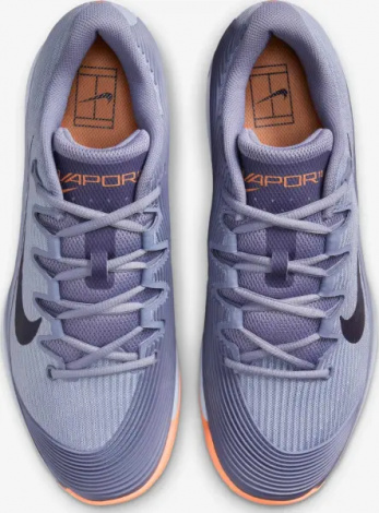 Кроссовки теннисные Nike ZOOM VAPOR 12 CLAY серые HQ6026-400