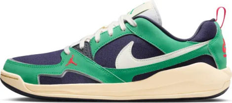 Кросівки Nike JORDAN CMFT ERA зелено-темно-синьо-біло-червоні HJ6777-400
