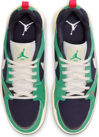 Кросівки Nike JORDAN CMFT ERA зелено-темно-синьо-біло-червоні HJ6777-400