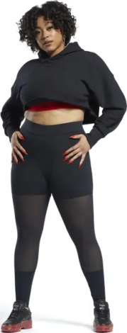 Лосини жіночі Reebok APPAREL CARDI MESH HIGH-RISE чорні H48405