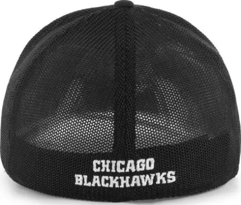Кепка 47 Brand CHICAGO BLACKHAWKS TROPHY чорна H-FTRPH04CTE-BK