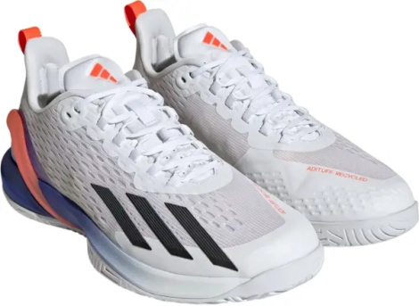 Кросівки тенісні Adidas ADIZERO CYBERSONIC біло-синьо-помаранчеві GY9634