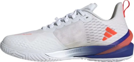 Кросівки тенісні Adidas ADIZERO CYBERSONIC біло-синьо-помаранчеві GY9634