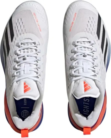 Кросівки тенісні Adidas ADIZERO CYBERSONIC біло-синьо-помаранчеві GY9634